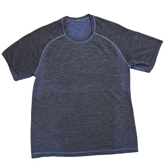 Lululemon Metal Vent Tech Short Sleeve Nautical Navy Size Medium Men - Picture 1 of 7